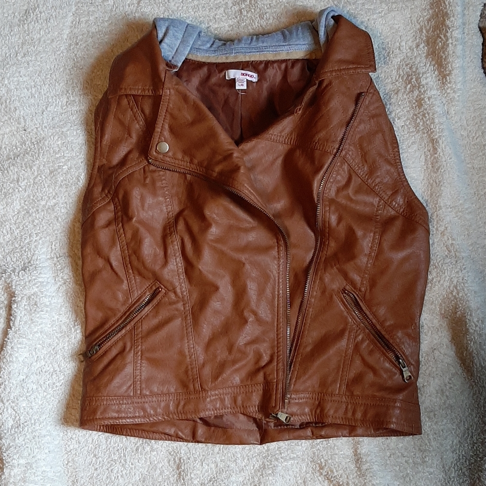 Leather vest